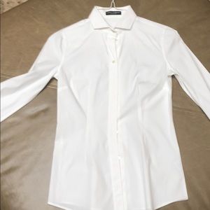 White Blouse Dolce and Gabbana